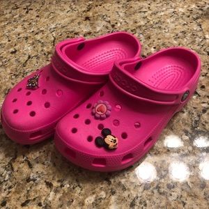 Pink Crocs